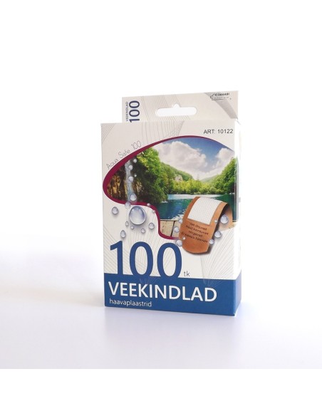Veekindlad plaastrid 100 tk pakis – üks suurus