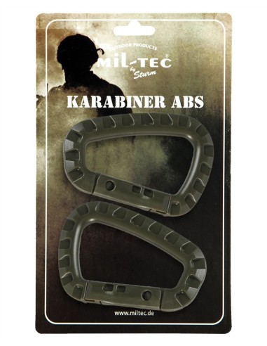 Mil-Tec ABS karabiinid (oliivroheline)