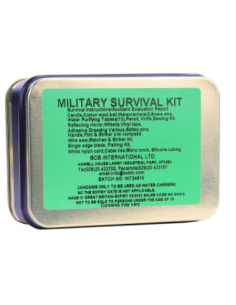 BCB Military Survival Kit - Wood to Water Outdoors