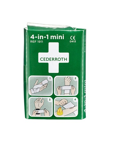 Cederroth 4-in-1 steriilne sidumispakend (3m x 10cm)