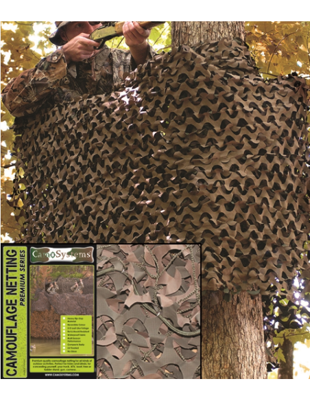 Mil-Tec Woodland camovõrk 3x3m