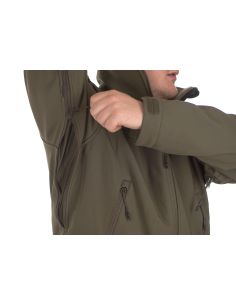 Outrider T.O.R.D Softshell AR jope, kapuutsiga (ranger green)