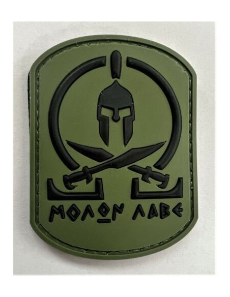 Molon Labe Rubber patch (olive)
