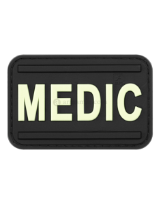 Medic PVC embleem (must/helendav)