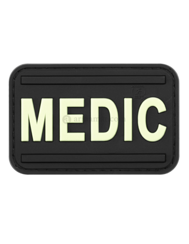Meidc Rubber patch (Black/Glow)