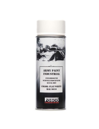 Fosco spray paint flat white (RAL9010)