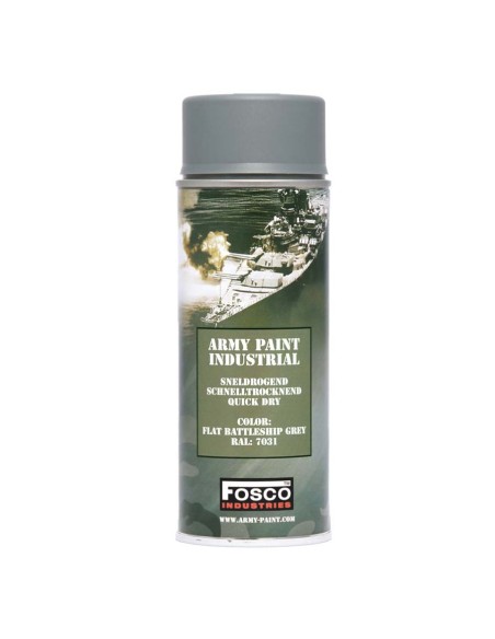 Fosco spray paint battleship gray (RAL7031)