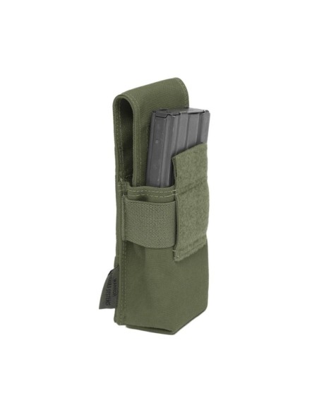 Warrior M4 SINGLE  salvetasku klapiga, kahele salvele (oliiv)
