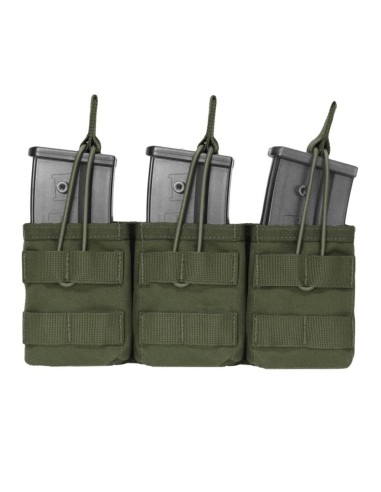 Warrior G36 TRIPLE open mag pouch (olive)
