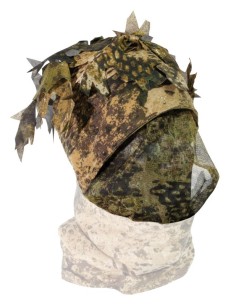 PHANTOMLEAF ORU Beanie, Reversible G2 with Face Mesh And Camo