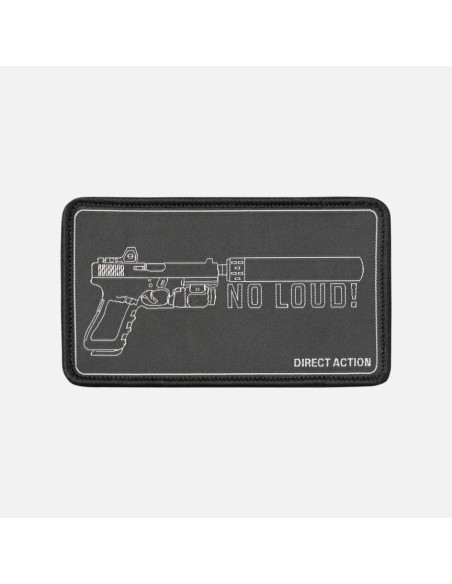 Direct Action Patch NO LOUD! - Black