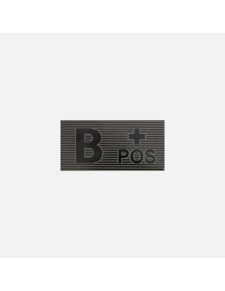 Direct Action B Rh+ Blood Type Patch Polyester Blend