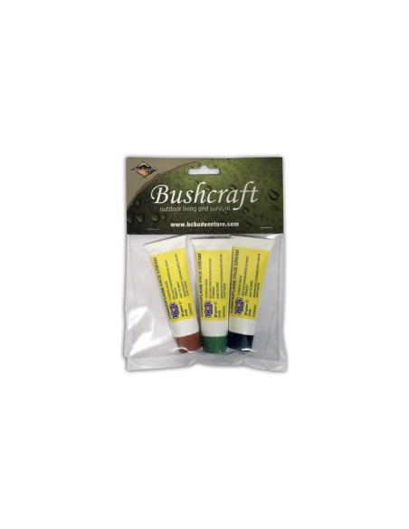 Bushcraft maskeerimiskreemide komplekt