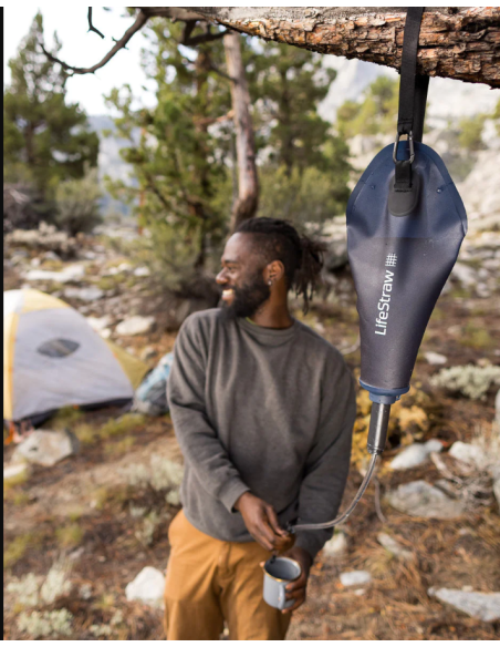 Lifestraw Peak gravity bag 3L (dark grey)