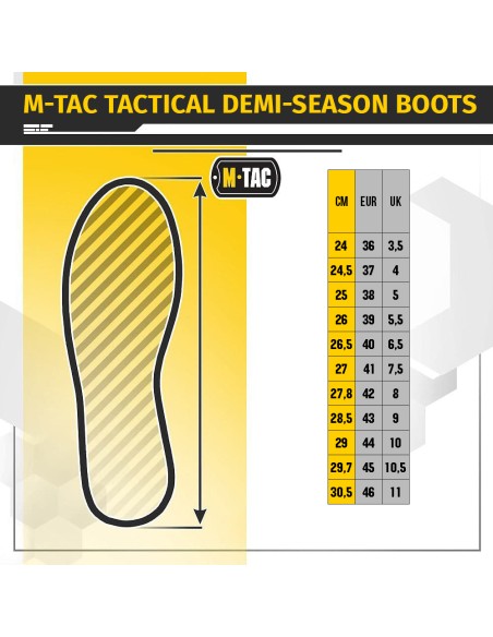 M-TAC Tactical Demi-Season Boots (various colors)