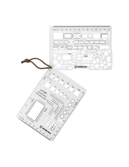 M-TAC Tactical TZ+M NATO Ruler Set