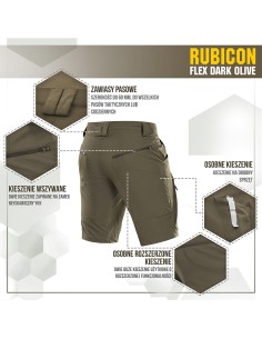 M-TAC Rubicon Flex Shorts 4-Way Stretch (various colors)