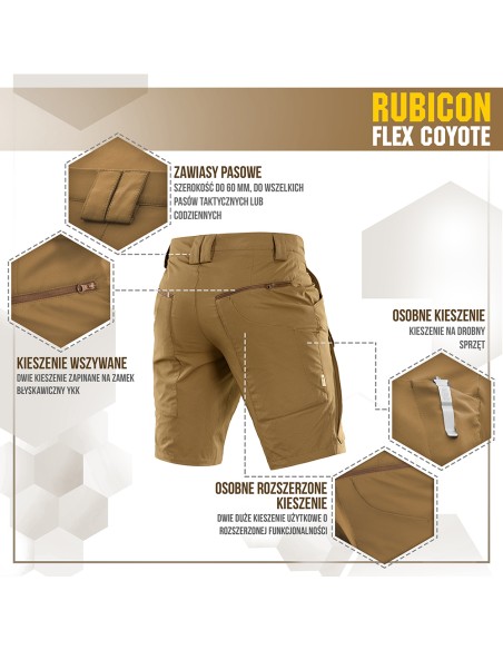 M-TAC Rubicon Flex Lühikesed Püksid 4-Way Stretch (erinevad värvid)