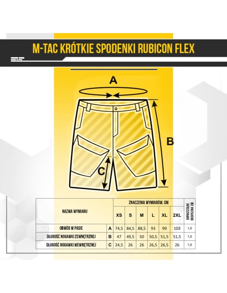 M-TAC Rubicon Flex Shorts 4-Way Stretch (various colors)