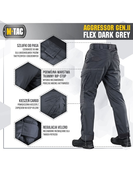 M-TAC Aggressor Gen.II Flex Tactical Pants (various colors)