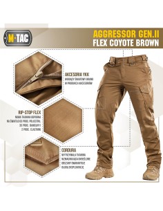 M-TAC Aggressor Gen.II Flex Tactical Pants (various colors)