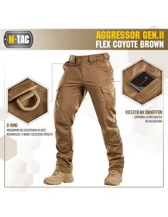 M-TAC Aggressor Gen.II Flex Tactical Pants (various colors)
