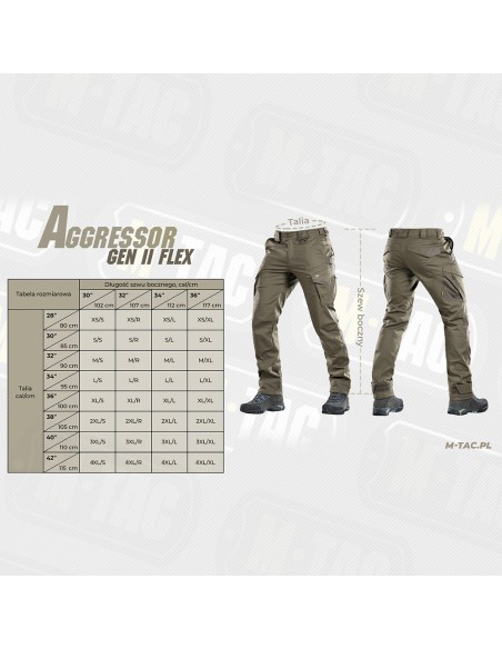 M-TAC Aggressor Gen.II Flex Taktikalised Püksid (erinevad värvid)