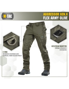 M-TAC Aggressor Gen.II Flex Tactical Pants (various colors)