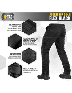 M-TAC Aggressor Gen.II Flex Tactical Pants (various colors)