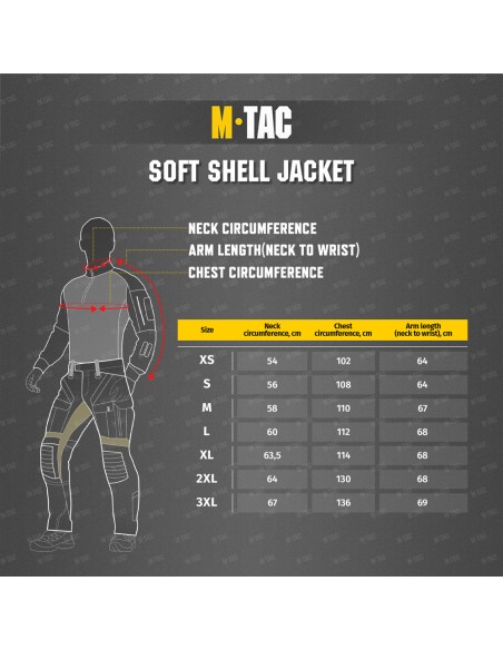 M-TAC Soft Shell Jacket (various colors)