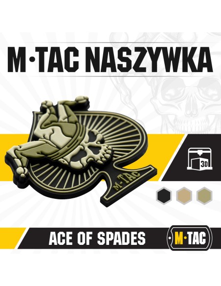 M-TAC Ärtu Äss 3D PVC Embleem (erinevad värvid)
