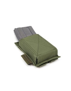 Warrior Single Elastic Mag Pouch - olive