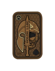 M-TAC Molon Labe Ace 3D PVC Embleem (erinevad värvid)