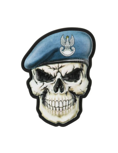 M-TAC Patch Skull in Beret Poland (Coastal Defence)