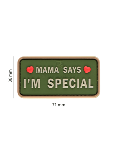 Mama Says I'm Special Rubber Patch