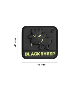 Little Black Sheep Rubber Patch
