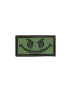 Evil Smile Rubber Patch (Forest)