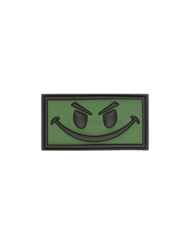 Evil Smile Rubber Patch (Forest)