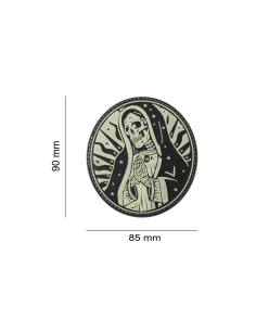 Santa Muerte PVC Embleem