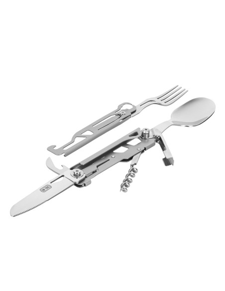 M-TAC Spork Söögiriistade Komplekt Karabiiniga Roostevaba Teras