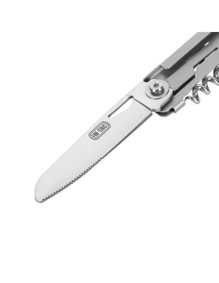 M-TAC Spork Söögiriistade Komplekt Karabiiniga Roostevaba Teras