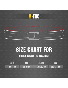 M-TAC Cobra Buckle Tactical Belt (various colors)
