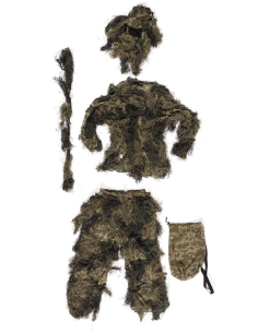 Mil-Tec Ghillie Suit ′ANTI FIRE′ Woodland