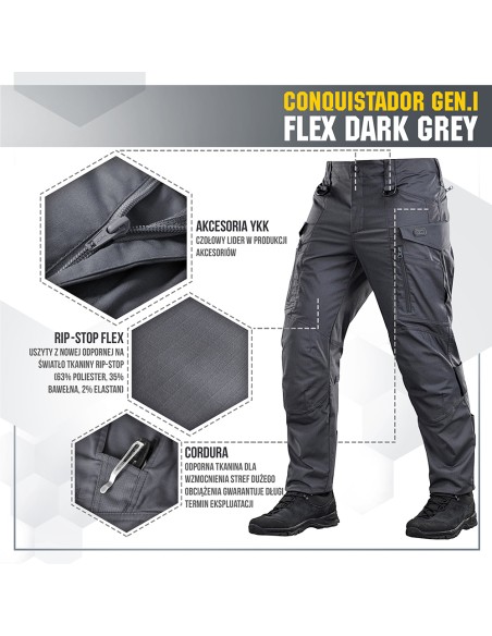 M-TAC Tactical Pants Conquistador Gen. I Flex Ripstop (various colors)