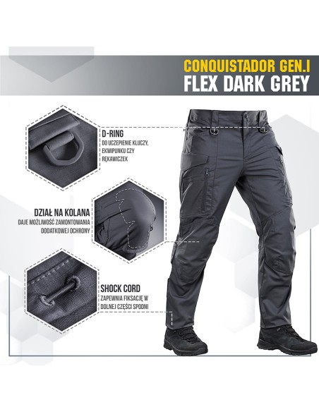 M-TAC Tactical Pants Conquistador Gen. I Flex Ripstop (various colors)