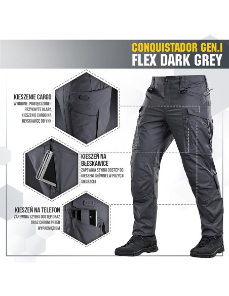 M-TAC Tactical Pants Conquistador Gen. I Flex Ripstop (various colors)