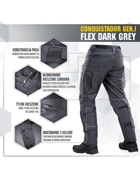 M-TAC Tactical Pants Conquistador Gen. I Flex Ripstop (various colors)