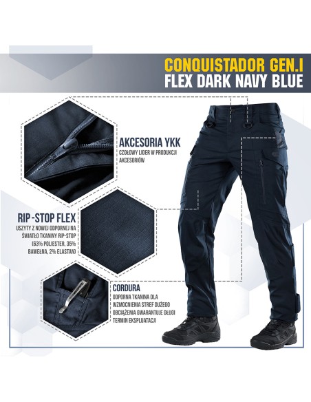 M-TAC Tactical Pants Conquistador Gen. I Flex Ripstop (various colors)