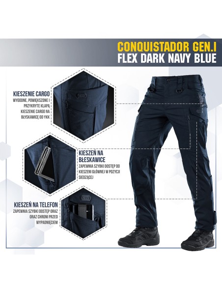 M-TAC Tactical Pants Conquistador Gen. I Flex Ripstop (various colors)