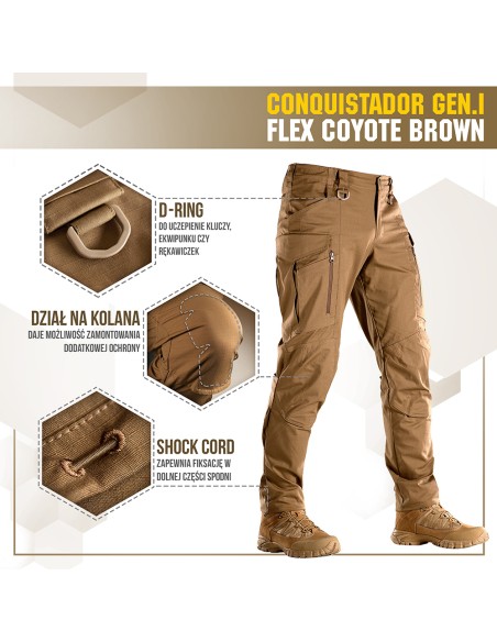 M-TAC Tactical Pants Conquistador Gen. I Flex Ripstop (various colors)